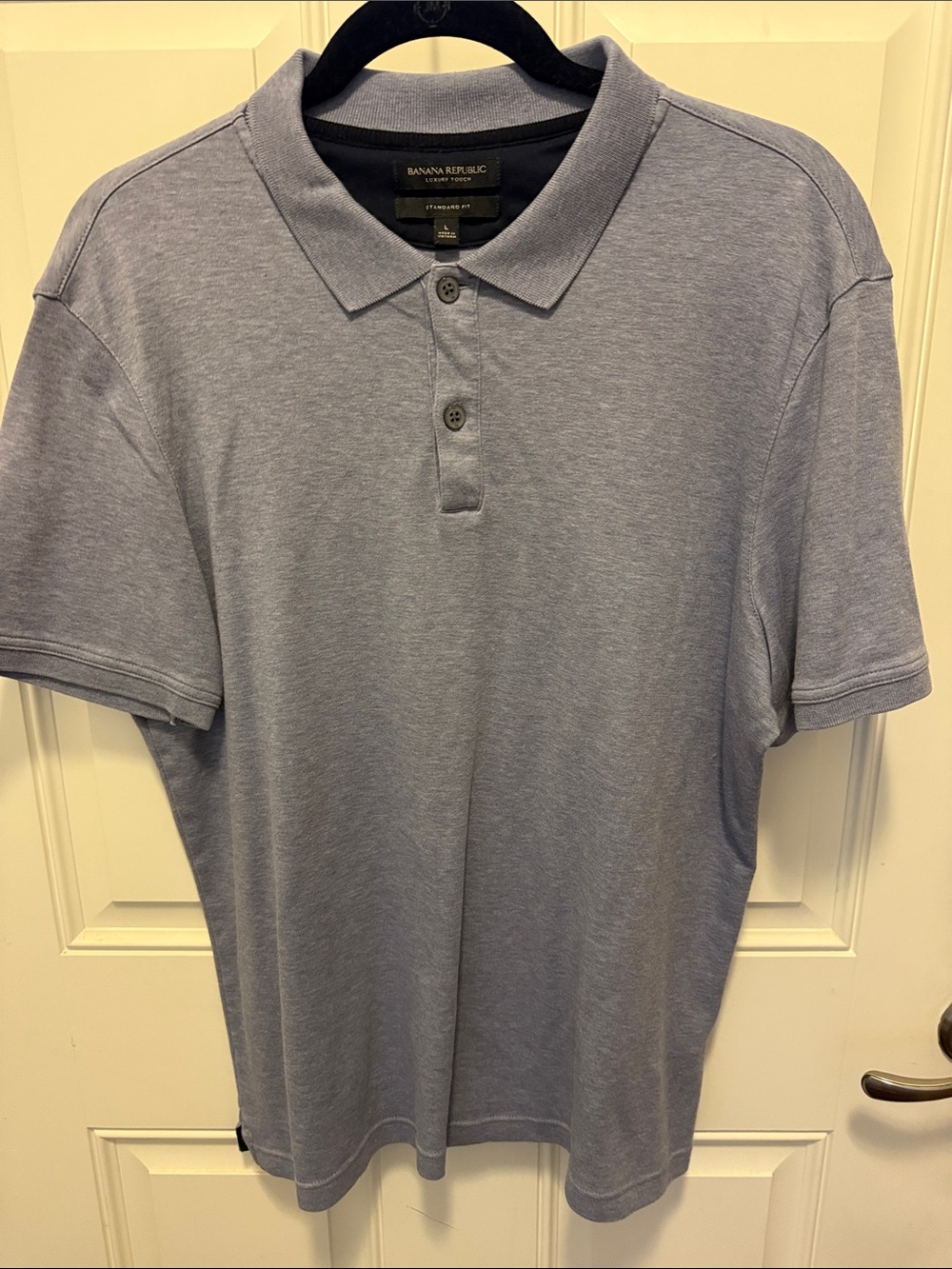Banana Republic Men’s Heather Purple Polo
